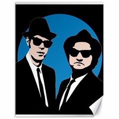 Blues Brothers  Canvas 18  X 24   by Valentinaart