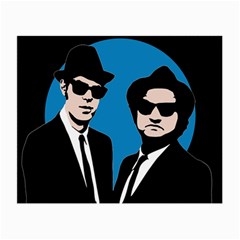 Blues Brothers  Small Glasses Cloth (2-side) by Valentinaart