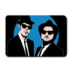 Blues Brothers  Small Doormat  by Valentinaart