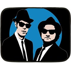 Blues Brothers  Fleece Blanket (mini) by Valentinaart