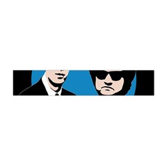 Blues Brothers  Flano Scarf (mini) by Valentinaart