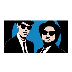 Blues Brothers  Satin Wrap by Valentinaart