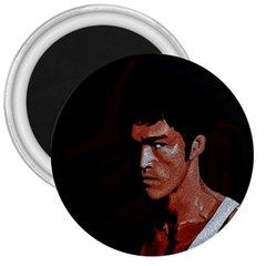 Bruce Lee 3  Magnets by Valentinaart