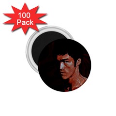 Bruce Lee 1 75  Magnets (100 Pack)  by Valentinaart