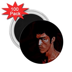 Bruce Lee 2 25  Magnets (100 Pack)  by Valentinaart