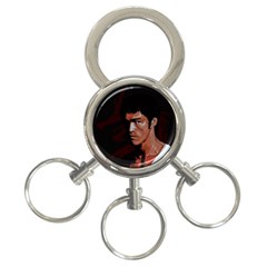 Bruce Lee 3-ring Key Chains by Valentinaart