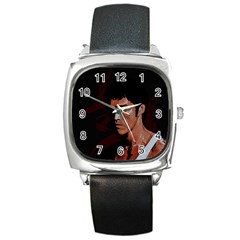 Bruce Lee Square Metal Watch by Valentinaart