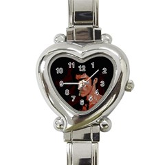 Bruce Lee Heart Italian Charm Watch by Valentinaart