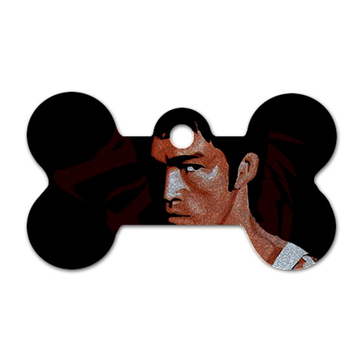 Bruce Lee Dog Tag Bone (One Side)