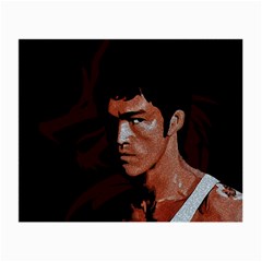 Bruce Lee Small Glasses Cloth (2-side) by Valentinaart