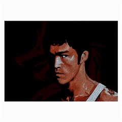 Bruce Lee Large Glasses Cloth (2-side) by Valentinaart