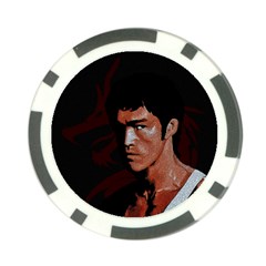 Bruce Lee Poker Chip Card Guard (10 Pack) by Valentinaart