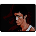 Bruce Lee Fleece Blanket (Medium)  60 x50  Blanket Front