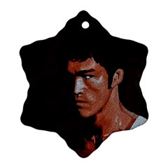 Bruce Lee Ornament (snowflake) by Valentinaart