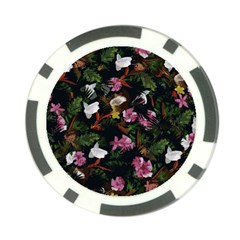 Tropical Pattern Poker Chip Card Guard by Valentinaart