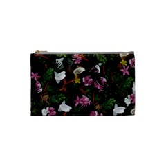 Tropical Pattern Cosmetic Bag (small)  by Valentinaart