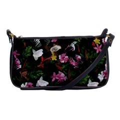 Tropical Pattern Shoulder Clutch Bags by Valentinaart