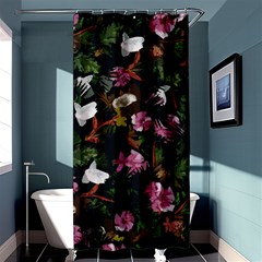 Tropical Pattern Shower Curtain 36  X 72  (stall)  by Valentinaart