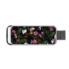 Tropical Pattern Portable Usb Flash (one Side) by Valentinaart