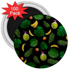 Tropical Pattern 3  Magnets (100 Pack) by Valentinaart