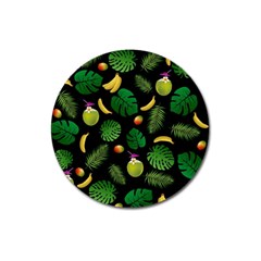 Tropical Pattern Magnet 3  (round) by Valentinaart