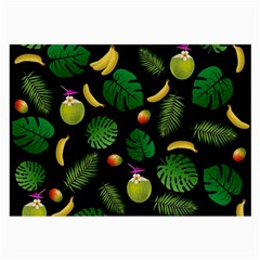 Tropical pattern Large Glasses Cloth (2-Side)