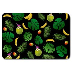 Tropical Pattern Large Doormat  by Valentinaart