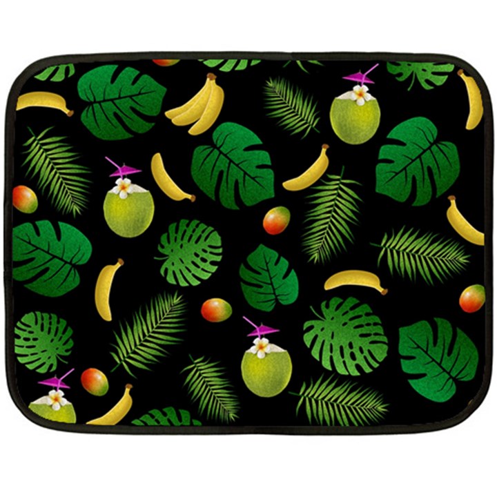 Tropical pattern Fleece Blanket (Mini)