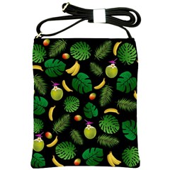 Tropical pattern Shoulder Sling Bags