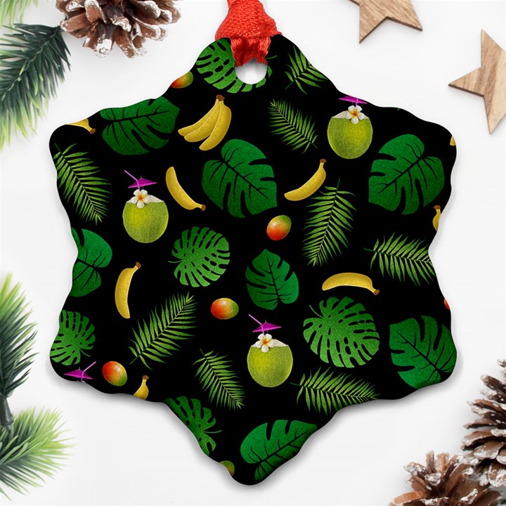 Tropical pattern Ornament (Snowflake)