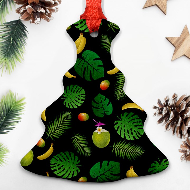 Tropical pattern Ornament (Christmas Tree) 