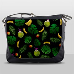 Tropical Pattern Messenger Bags by Valentinaart