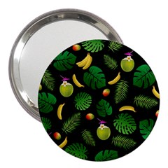 Tropical pattern 3  Handbag Mirrors