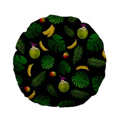 Tropical pattern Standard 15  Premium Round Cushions