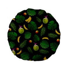 Tropical Pattern Standard 15  Premium Flano Round Cushions by Valentinaart