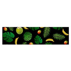 Tropical pattern Satin Scarf (Oblong)