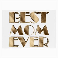 Best Mom Ever Gold Look Elegant Typography Large Glasses Cloth by yoursparklingshop