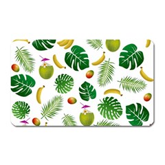 Tropical pattern Magnet (Rectangular)