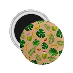 Tropical Pattern 2 25  Magnets by Valentinaart