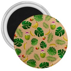 Tropical Pattern 3  Magnets by Valentinaart