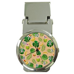 Tropical Pattern Money Clip Watches by Valentinaart