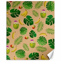 Tropical Pattern Canvas 16  X 20   by Valentinaart