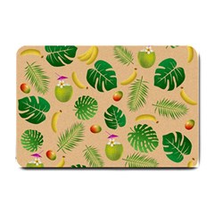 Tropical Pattern Small Doormat  by Valentinaart