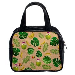 Tropical Pattern Classic Handbags (2 Sides) by Valentinaart