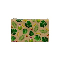 Tropical Pattern Cosmetic Bag (small)  by Valentinaart