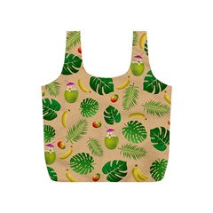 Tropical Pattern Full Print Recycle Bags (s)  by Valentinaart