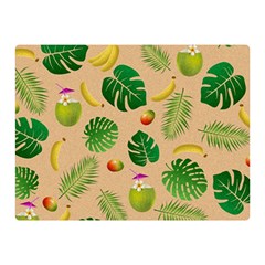 Tropical Pattern Double Sided Flano Blanket (mini)  by Valentinaart