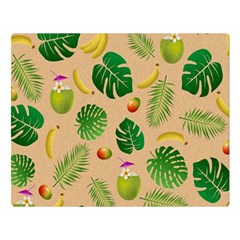 Tropical Pattern Double Sided Flano Blanket (large)  by Valentinaart