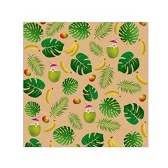 Tropical Pattern Small Satin Scarf (square) by Valentinaart