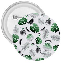 Tropical Pattern 3  Buttons by Valentinaart